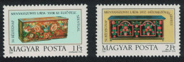 Hungary Bridal Chests Stamp Day 2v 1981 MNH SG#3390-3391 - Unused Stamps