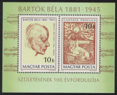 Hungary Birth Centenary Of Bela Bartok Composer MS 1981 MNH SG#MS3373 - Unused Stamps