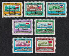 Hungary Paddle-steamers Ships 7v 1981 MNH SG#3399-3405 - Nuovi