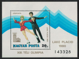 Hungary Winter Olympic Games Lake Placid 1980 MS 1979 MNH SG#MS3286 MI#Block 140A - Unused Stamps