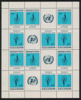 Hungary Declaration Of Human Rights Sheetlet 1979 MNH SG#3229 MI#3334A - Unused Stamps