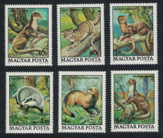 Hungary Protected Animals 6v 1979 MNH SG#3274-3279 MI#3384-3389 - Unused Stamps
