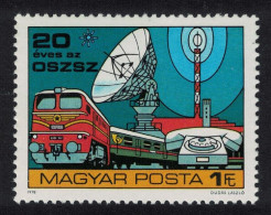 Hungary Train Telecommunications Telephone 1978 MNH SG#3210 - Ungebraucht