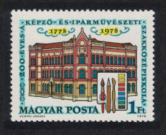 Hungary School Of Art And Crafts 1978 MNH SG#3174 - Neufs