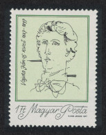 Hungary 150th Birth Anniversary Of Janos Vajda Poet 1977 MNH SG#3114 - Unused Stamps