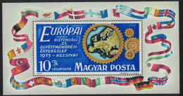 Hungary European Security And Co-operation Conference Helsinki MS 1975 MNH SG#MS2975 - Neufs