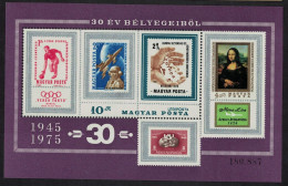 Hungary Hungarian Stamps Since 1945 Souvenir Sheet 1975 MNH SG#MS2978 - Unused Stamps