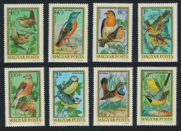 Hungary Song Birds 8v 1973 MNH SG#2791-2798 MI#2855-2862 - Unused Stamps