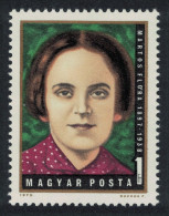 Hungary 75th Birth Anniversary Of Flora Martos Patriot 1972 MNH SG#2730 - Unused Stamps