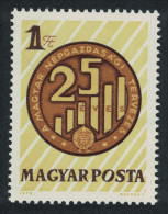 Hungary 25th Anniversary Of National Economy Plan 1972 MNH SG#2718 - Unused Stamps