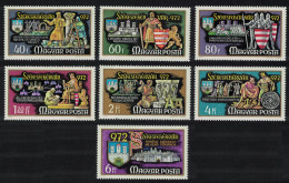 Hungary Millenary Of Szekesfehervar 7v 1972 MNH SG#2696-2702 - Unused Stamps