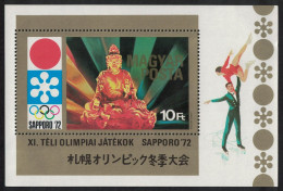 Hungary Figure Skating Winter Olympic Games Sapporo MS 1971 MNH SG#MS2645 MI#Block 86A - Ungebraucht