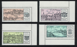 Hungary Budapest Through The Ages 4v Corners 1971 MNH SG#2572-2575 - Unused Stamps