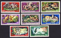 Hungary Birds Fauna Fish World Hunting Exhibition 8v 1971 MNH SG#2583-2590 Sc#2066-2073 - Nuovi