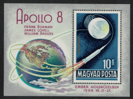 Hungary Moon Flight Of 'Apollo 8' MS 1969 MNH SG#MS2421 - Unused Stamps