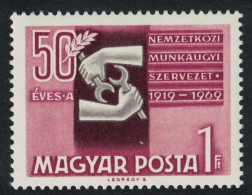 Hungary International Labour Organisation 1969 MNH SG#2447 - Unused Stamps