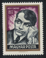 Hungary 50th Death Anniversary Of Endre Ady Poet 1969 MNH SG#2419 - Neufs
