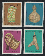 Hungary Hungarian Folk Art Wood-carvings 4v 1969 MNH SG#2471-2474 - Unused Stamps