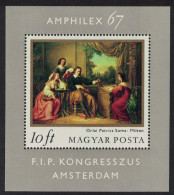 Hungary Painting 'Milton' After Orial Petrics MS 1967 MNH SG#MS2274 - Unused Stamps