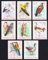 Hungary Stork Eagle Owl Falcon Bustard Goose Protected Birds 8v 1967 MNH SG#2346-2353 MI#2398-2405 Sc#1889-1896 - Ungebraucht