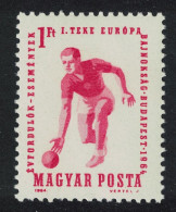 Hungary First European Skittles Championships 1Ft 1964 MNH SG#1982 MI#2041A - Unused Stamps