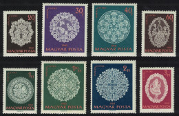 Hungary Halas Lace 1st Series 8v 1960 MNH SG#1649-1656 MI#1660-1667 - Neufs