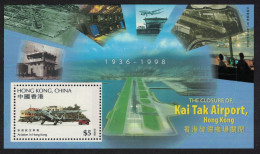 Hong Kong Closure Of Kaj Tak Airport MS 1998 MNH SG#MS931 - Unused Stamps
