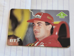 United Kingdom-(BTG-653)-F1 Ferrari-Jean Alesi-(650)-(505L26309)(tirage-1.000)-cataloge--6.00£-mint - BT General Issues