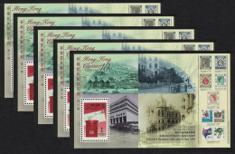 Hong Kong History Of The Post Office MS 5 Pcs 1997 MNH SG#899 MI#Block 55 Sc#792 - Unused Stamps