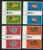 Hong Kong Chinese New Year Of The Pig 4v Gutter Pairs TL 1995 MNH SG#793-796 MI#732-735 Sc#712-715 - Ongebruikt