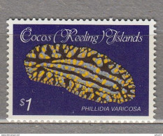 COCOS (KEELING) ISLANDS 1985 Shell 1$ From Set MNH(**) Mi 153 #Fauna923 - Coquillages