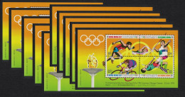 Hong Kong Olympic Games Barcelona MS 10 Pcs 1992 MNH SG#MS722 MI#Block 23 Sc#628e - Unused Stamps
