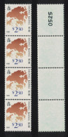 Hong Kong Coil Stamps $2.30 Imprint '1991' Strip Of 4 Control Number MNH SG#554f MI#642 - Neufs