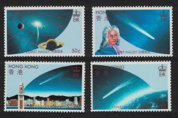 Hong Kong Appearance Of Halley's Comet 4v 1986 MNH SG#507-510 MI#478-81 Sc#507-10 - Nuevos