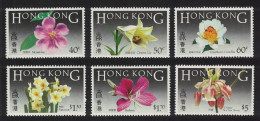 Hong Kong Native Flowers Orchids 6v 1985 MNH SG#497-502 MI#468-473 - Ungebraucht
