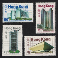 Hong Kong New Buildings 4v 1985 MNH SG#503-506 - Unused Stamps