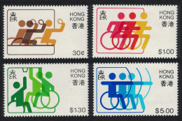 Hong Kong Sport For The Disabled 4v 1982 MNH SG#431-434 - Nuovi