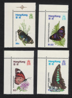 Hong Kong Butterflies 4v Corners 1979 MNH SG#380-383 MI#353-356 Sc#354-357 - Nuovi