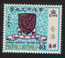 Hong Kong Establishment Of Chinese University Of Hong Kong 1969 MNH SG#259 - Ungebraucht