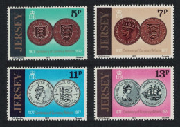 Jersey Coins Centenary Of Currency Reform 4v 1977 MNH SG#171-174 - Jersey