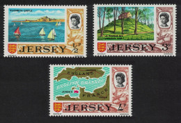 Jersey Sailing Archaeology Decimal Issue 3v 1969 MNH SG#42=49 - Jersey