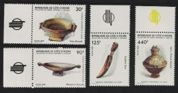 Ivory Coast Traditional Kitchenware And Tools 4v 1986 MNH SG#884-887 - Côte D'Ivoire (1960-...)