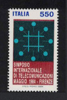 Italy Telecommunications Symposium Florence 1984 MNH SG#1842 - 1981-90: Nieuw/plakker