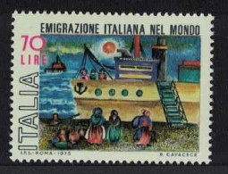 Italy Italian Emigration 1975 MNH SG#1448 - 1971-80: Mint/hinged