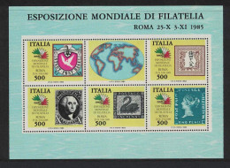 Italy 'Italia 85' Stamp Exhibition Sheetlet Of 5v 1985 MNH SG#1907-1911 - 1981-90: Nieuw/plakker