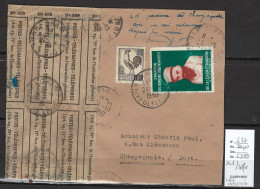 France - Lettre Recommandée Coq - Seul Sur Lettre - Lettre Détériorée Par La Poste - 1877-1920: Période Semi Moderne