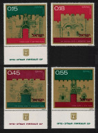 Israel Gates Of Jerusalem 2nd Series 4v Def 1972 SG#527-530 - Altri & Non Classificati