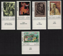 Israel Paintings Jewish Art 5v 1972 MNH SG#516-520 - Other & Unclassified