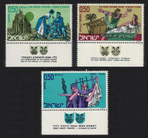 Israel Israeli Theatre 3v 1971 MNH SG#468-470 - Sonstige & Ohne Zuordnung