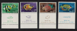 Israel Red Sea Fish 4v Full Tabs 1962 MNH SG#238-241 MI#266-269 Sc#231-234 - Other & Unclassified